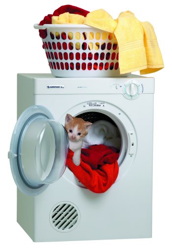 Kat in de wasmachine: geen goed plan