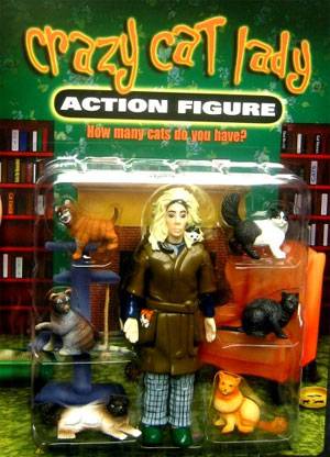 Crazy Cat Lady action figure