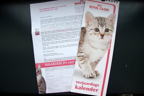 Royal Canin verjaardagskalender